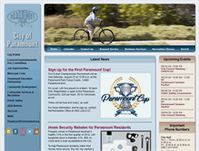 Tablet Screenshot of paramountcity.com